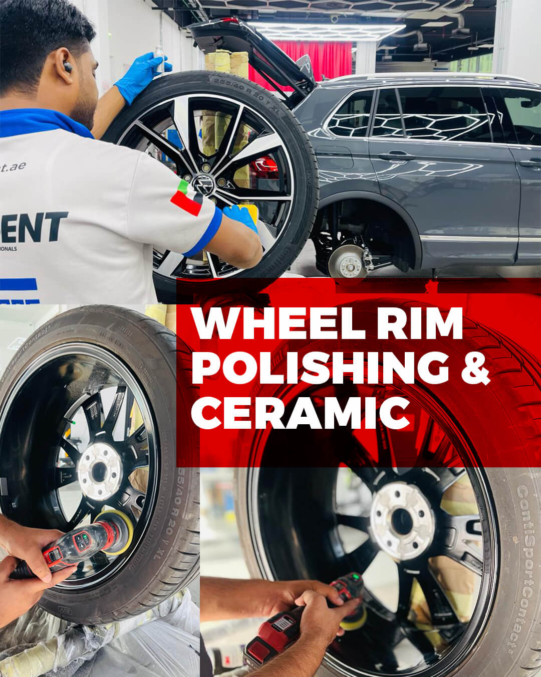 Alloy wheel rim repairs